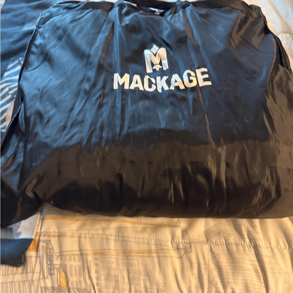 Mackage Black coat with black fur
